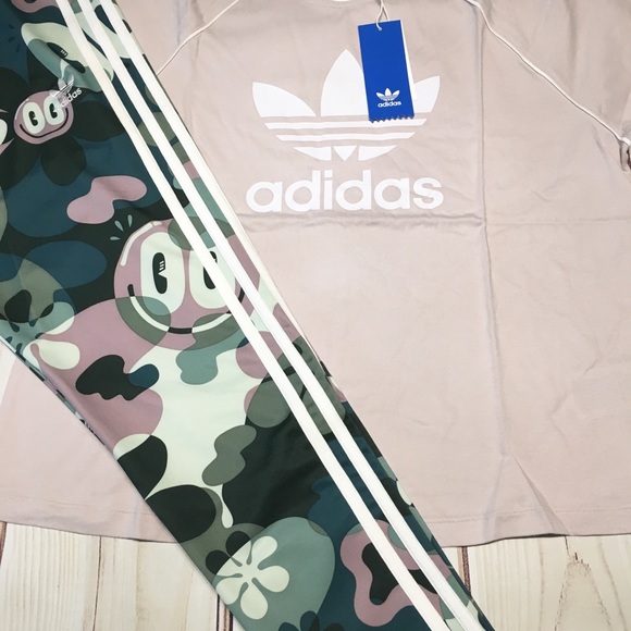 New adidas originals outfit leggings T-shirt set M - Picture 2 of 5